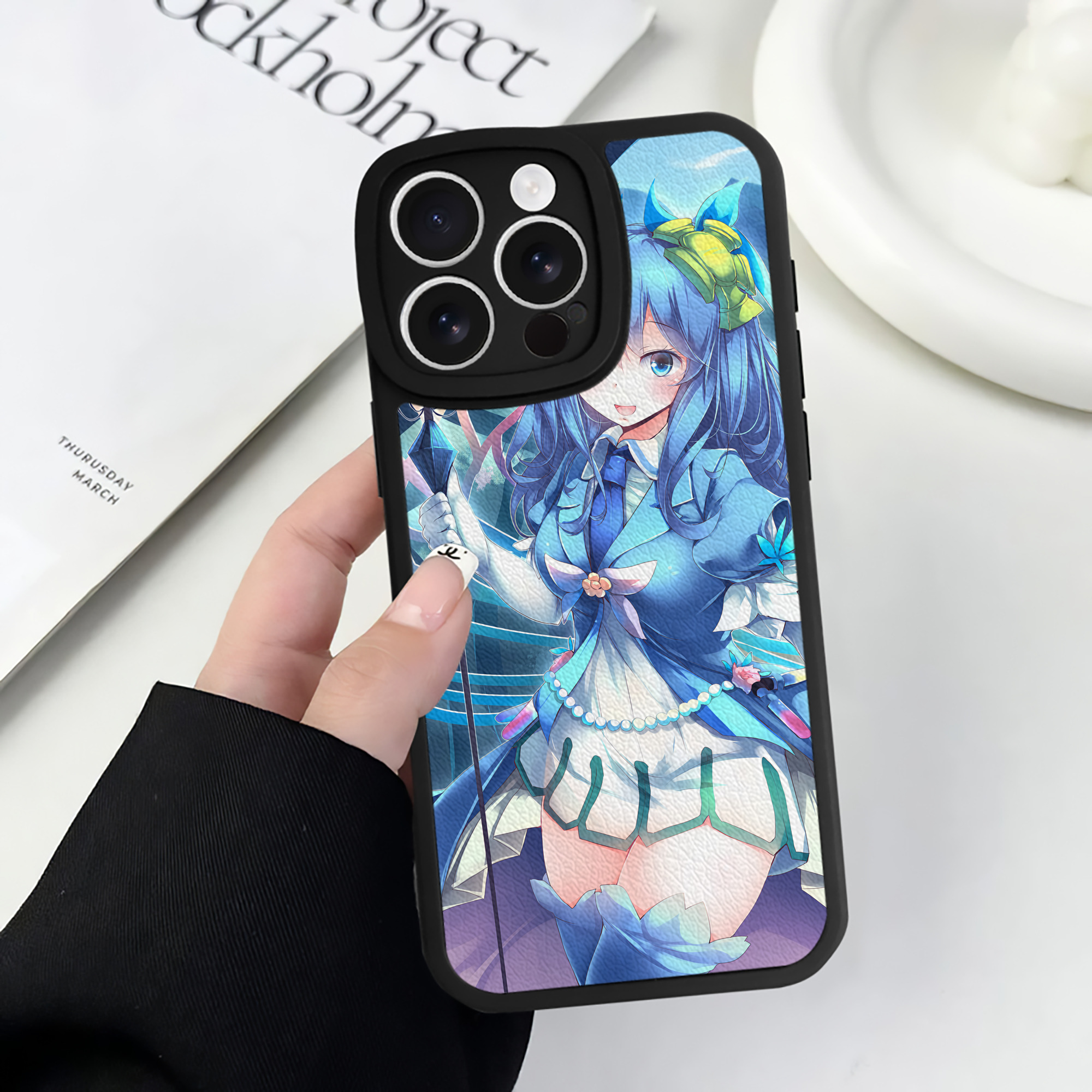 （画像用） 遊☆戯☆王 Yu-Gi-Oh! 【iPhone 16シリーズ対応】シリコンスマホケース（レザー調） 材質：シリコン